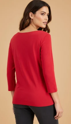 Women's Cotton Fishing-Gem-Graphic Top