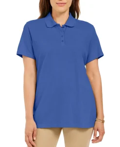 Women's Cotton Polo Top