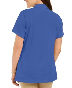 Women's Cotton Polo Top