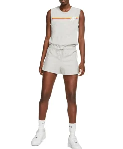 Women's Cotton Striped Romper