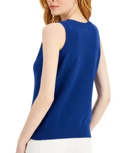 Women's Cotton Sweater-Knit Tank