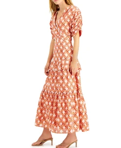 Women's Cotton Tiered-Ruffle Dress