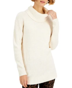 Women's Cowl Neck Tunic Sweater