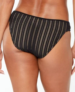 Women's Crochet Side-Tab Hipster Bikini Bottoms