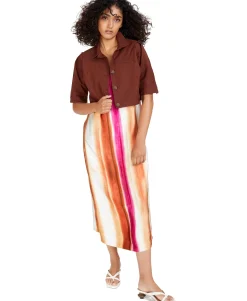 Women's Cropped Elbow-Sleeve Jacket