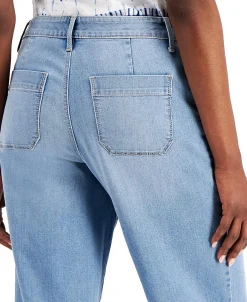 Women's Cropped Wide-Leg Jeans