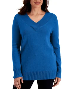 Women's Crossover V-Neck Sweater