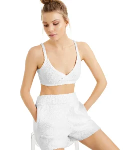 Women's CULPOS x Fuzzy Cropped Knit Tank Top