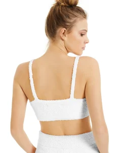 Women's CULPOS x Fuzzy Cropped Knit Tank Top