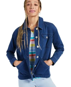 Women's Denim Shirt Jacket