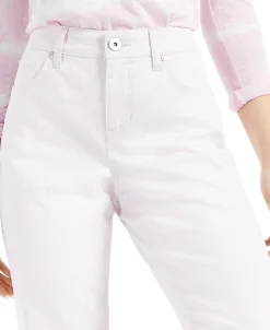 Women's Dip-Dyed Curvy-Fit Capri Jeans