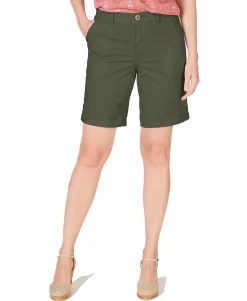 Women's Double-Pocket Cuffed Shorts