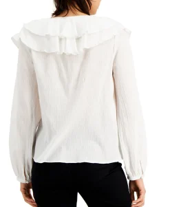Women's Double-Ruffle Blouse