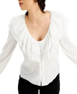 Women's Double-Ruffle Blouse