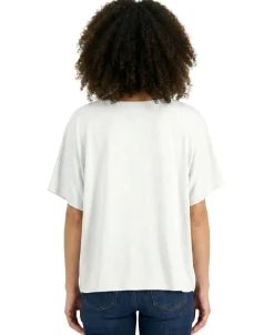 Women's Draped-Sleeve Top