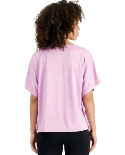 Women's Draped-Sleeve Top