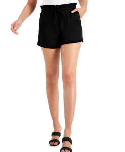 Women's EARTH Paper-Bag Waist Shorts