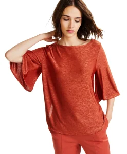 Women's Elbow-Sleeve Top