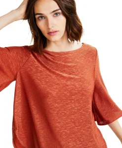 Women's Elbow-Sleeve Top