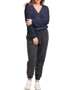 Women's Faux-Wrap Top