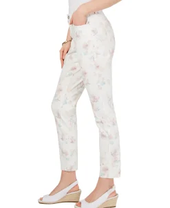 Women's Floral-Print Skinny Jeans