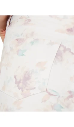 Women's Floral-Print Skinny Jeans