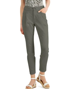 Women's Folded-Waist Tapered Pants
