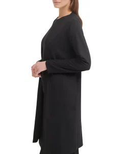 Women's French Terry Long Cardigan