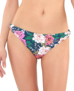 Women's Gardenia Paradise Twisted Tab Hipster Bikini Bottom