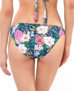 Women's Gardenia Paradise Twisted Tab Hipster Bikini Bottom
