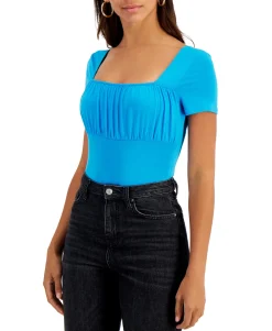 Women's Gathered-Bodice Bodysuit