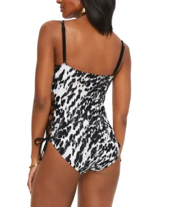 Women's Heat Wave Lace-Up One-Piece Swimsuit