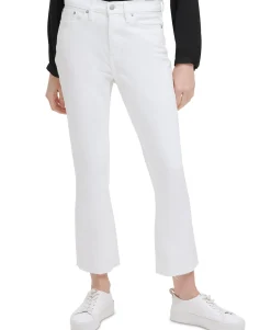 Women's High Rise Cropped Kick Bootcut Jeans