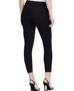 Women's High Rise Sculpted Ripped Skinny Ankle Jeans