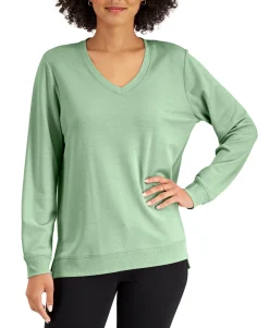 Women's High-Low V-Neck Top