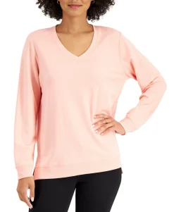 Women's High-Low V-Neck Top