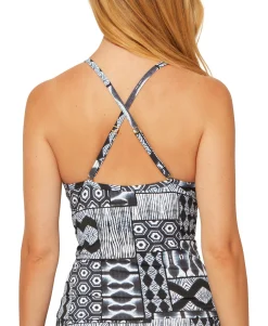 Women's High-Neck Underwire Tankini Top