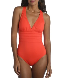 Women's Island Goddess Tummy-Control Strappy One-Piece Swimsuit