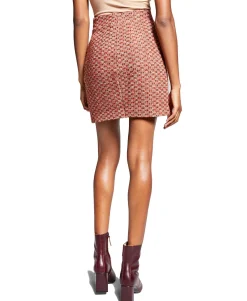 Women's Jeannie Mai X Davenport Pocket-Detail Mini Skirt