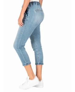 Women's Jennifer High-Rise Elastic-Waist Jeans