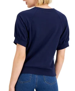 Women's Lace-Panel Baseball T-Shirt