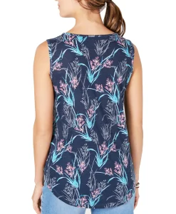 Women's Lace-Up Tasseled Top