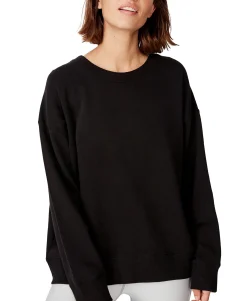 Women's Long Sleeve Fleece Crew Sweatshirt