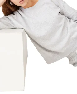 Women's Long Sleeve Fleece Crew Sweatshirt