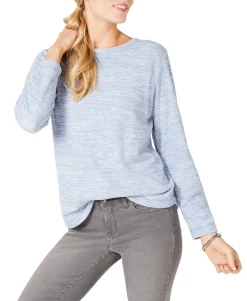 Women's Long Sleeve Spacedye Microfleece Top