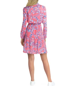 Women's Long Sleeve Tiered Dress