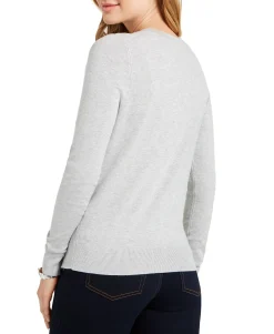Women's Long-Sleeve Button-Front Cardigan