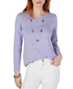 Women's Long-Sleeve Crewneck Top