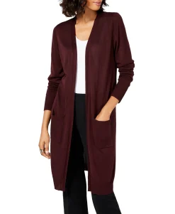 Women's Midi Pocket Cardigan