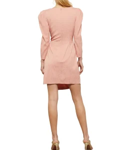 Women's Mini Faux-Wrap Dress